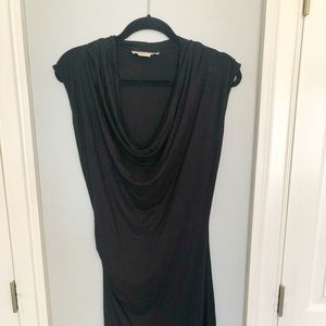 MICHAEL KORS Black cowl neck dress